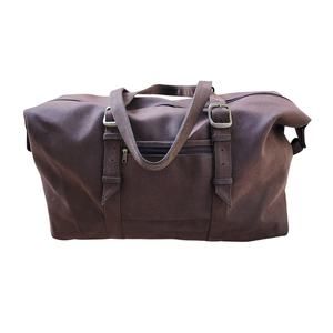 Sony Music Nashville Brown Leatherette Travel Tote Vintage Weekender Never Used